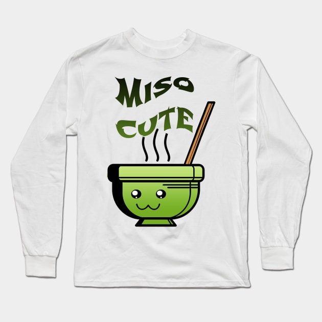 Miso sushi design Long Sleeve T-Shirt by Ch4rg3r